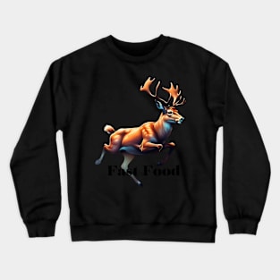 Fast food deer Crewneck Sweatshirt